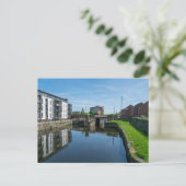 Fall Ings Lock, Wakefield Postkarte (Stehend Vorderseite)
