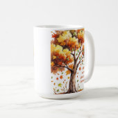 Fall Into Learning – Inspirational Autumn Kaffeetasse (VorderseiteRechts)