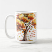 Fall Into Learning – Inspirational Autumn Kaffeetasse (Links)