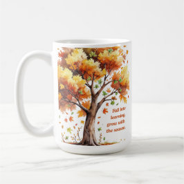 Fall Into Learning – Inspirational Autumn Kaffeetasse