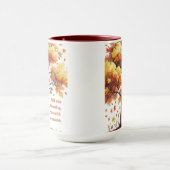 Fall Into Learning – Inspirational Autumn Tasse (Zentrum)