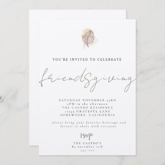 FALL-INVIP EINLADUNG (Vorne/Hinten)