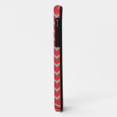 Fall iPhone5 personalisiert, rot mit grauen Case-Mate iPhone Hülle (Hinten/Links)