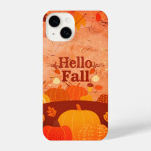 Fall iPhone 14 Slim Fit Case, Glossy