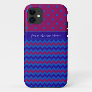 Fall iPhone 5/5: Personalisieren Sie Lila Blue Che Case-Mate iPhone Hülle