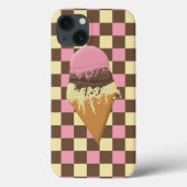 Fall IPhone Neapolitan Ice Cream Cone Case-Mate iPhone Hülle (Rückseite)