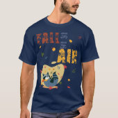 Fall Is in The Air Raccoon Autumn T-Shirt (Vorderseite)