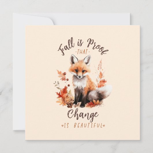Fall Is Proof That Change is Beautiful (Vorderseite)