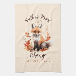 Fall Is Proof That Change is Beautiful Geschirrtuch