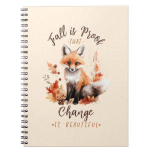 Fall Is Proof That Change is Beautiful Notizblock