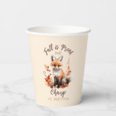 Fall Is Proof That Change is Beautiful Pappbecher (Rückseite)