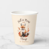 Fall Is Proof That Change is Beautiful Pappbecher (Vorderseite)