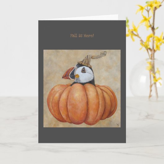 Fall ist hier Karte (Gelbe Blume)