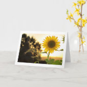 FALL IST HIER UND ERNTEDANK IST IN DER NÄHE KARTE (Gelbe Blume)