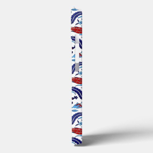 Fall Iznik Tiles Case-Mate iPhone Hülle (Rückseite / Links)