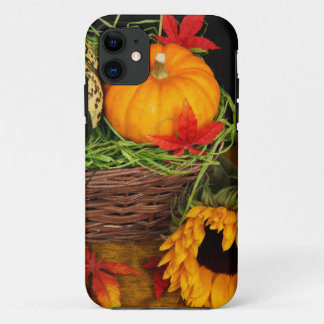 Fall-Jahreszeit-Ernte-glücklicher Erntedank iPhone 11 Hülle