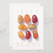 FALL JELLY BEANS 12x18 Flat Card Einladung (Vorne/Hinten)