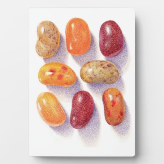 FALL JELLY BEANS 12x18 Plaque mit Easel Fotoplatte (Vorderseite)