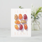 FALL JELLY BEANS 4.5x6.25 Flachkarte Einladung (Stehend Vorderseite)
