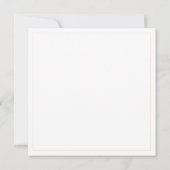 FALL JELLY BEANS 5,25" Square Flat Card Einladung (Rückseite)