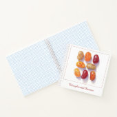 FALL JELLY BEANS 8.5x8.5 SpiralNotebook Notizblock (Innenseite)