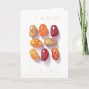FALL JELLY BEANS Erntedank Card Feiertagskarte