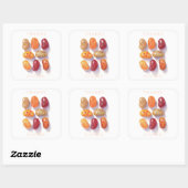 FALL JELLY BEANS Erntedank Grosser Aufkleber (Blatt)