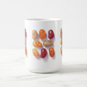 FALL JELLY BEANS Große weiße Tasse (Mittel)