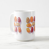 FALL JELLY BEANS Große weiße Tasse (Vorderseite Links)