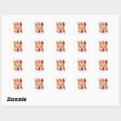 FALL JELLY BEANS Kleine Round Stickers (Blatt)