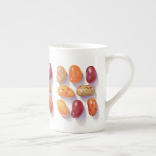 FALL JELLY BEANS Knochen China Tasse