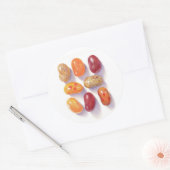 FALL JELLY BEANS Large Round Stickers (Umschlag)