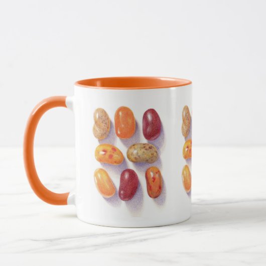 FALL JELLY BEANS Orange Combo Tasse (Links)