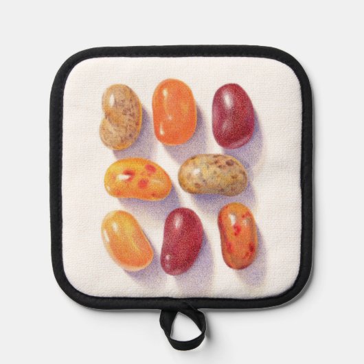 FALL JELLY BEANS Pot Holder Topflappen (Vorderseite)
