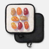 FALL JELLY BEANS Pot Holder Topflappen (Vorderseite/Rückseite)