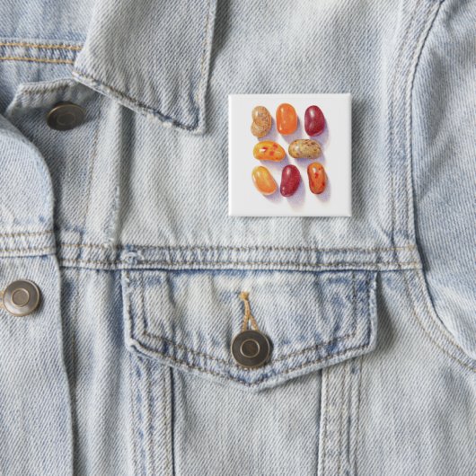 FALL JELLY BEANS Square Button (Beispiel)