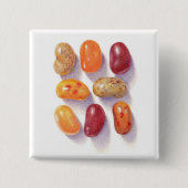 FALL JELLY BEANS Square Button (Vorderseite)