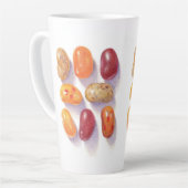 FALL JELLY BEANS Tal Latte Tasse (Linke Ecke)