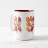 FALL JELLY BEANS Tall Maroon Zwei-Tone-Tasse Zweifarbige Tasse (Vorderseite Links)