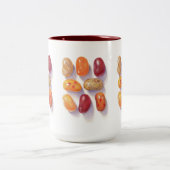 FALL JELLY BEANS Tall Maroon Zwei-Tone-Tasse Zweifarbige Tasse (Mittel)