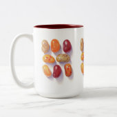 FALL JELLY BEANS Tall Maroon Zwei-Tone-Tasse Zweifarbige Tasse (Links)