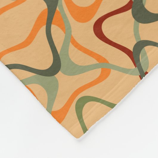 Fall Kaleidoskop Fleecedecke (Ecke)