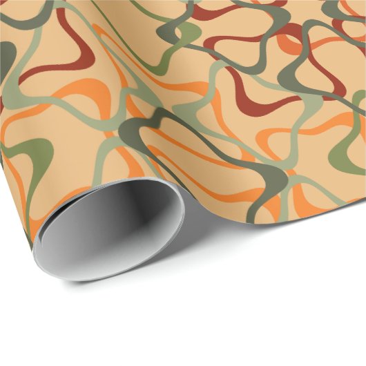 Fall Kaleidoskop Geschenkpapier (Rolleneckpunkt)