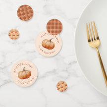 Fall Kariert ein wenig Pumpkin Baby Dusche