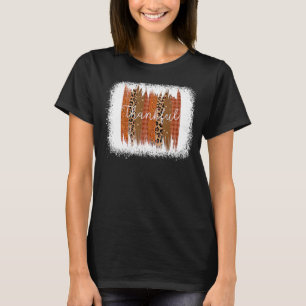 Fall Kariert Pumpkin Dankbarkeit Erntedank Blesse T-Shirt
