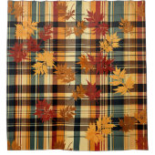 Fall Karierter Duschvorhang (Vorderseite)