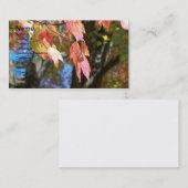 Fall-Karten Visitenkarte (Vorne/Hinten)