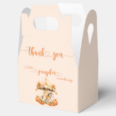 Fall Karussel Kürbis ist auf dem Weg Favor Box Geschenkschachtel (Geöffnet)