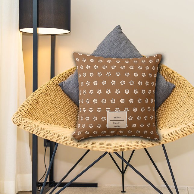 Fall Kastanienbäume Individuelle Name Kissen (Von Creator hochgeladen)