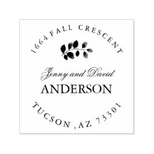 Fall-Kautschukadresse-Briefmarke